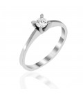 Ring whitegold with diamond