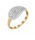 Ring whitegold with diamond