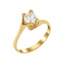 Ring whitegold with diamond