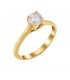 Ring whitegold with diamond