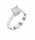 Ring whitegold with diamond