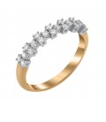 Ring whitegold with diamond